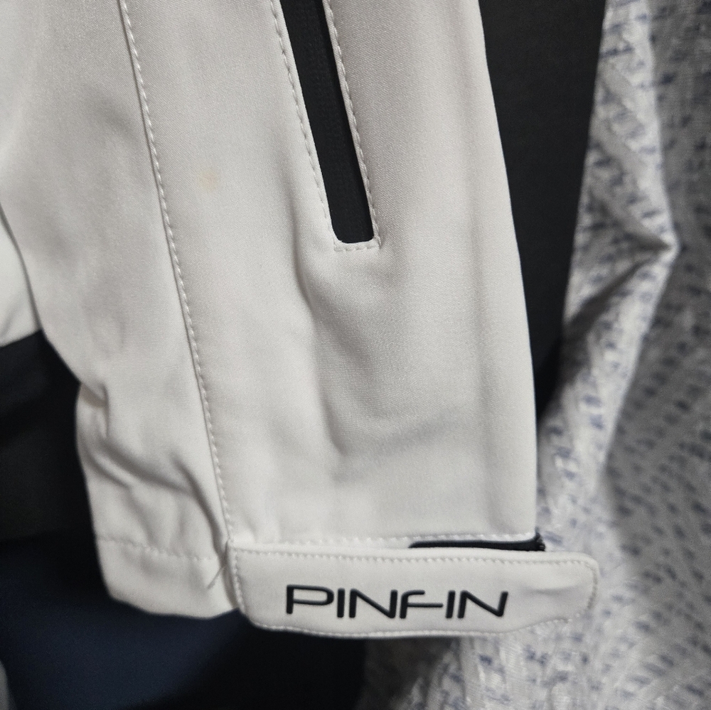 PinFin White Winbreaker High Tech Womens Med NWT - Picture 3 of 8